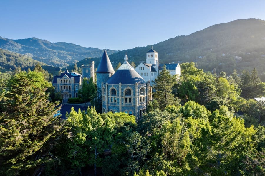 Arial view of the Presidio campus